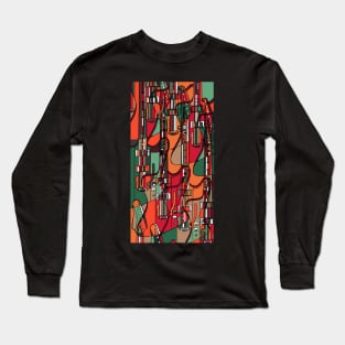 Guitar Hero Abstract Long Sleeve T-Shirt